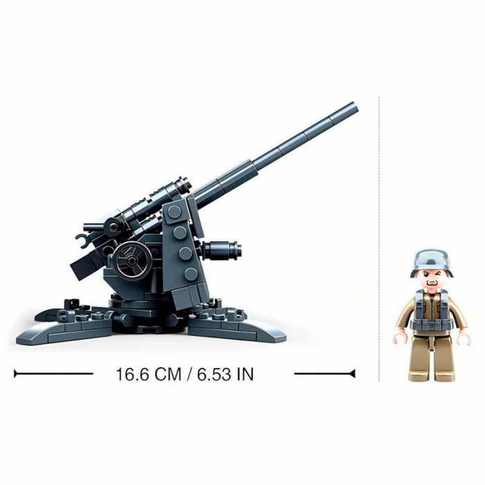 Конструктор Sluban 88-мм противотанковая пушка M38-B0852