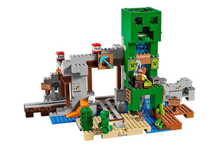 Конструктор LARI аналог Lego Minecraft 21155 Шахта крипера 11363