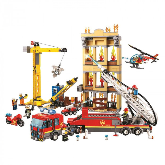 Конструктор аналог Lego CIty 60216 Центральная пожарная станция 11216