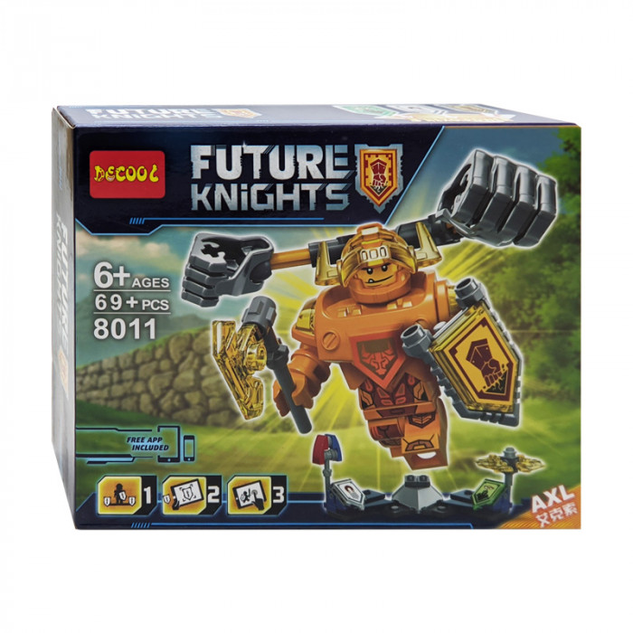 Конструктор Decool аналог Lego Nexo Knights 70336 Абсолютная сила Аксель 8011