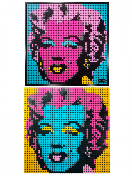 Конструктор аналог Lego Art 31197 Картина Мэрилин Монро Энди Уорхола 30097