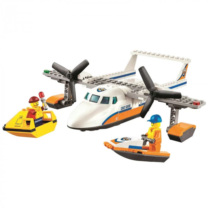 Конструктор аналог Lego City 60164 Спасательный самолет береговой охраны 10751