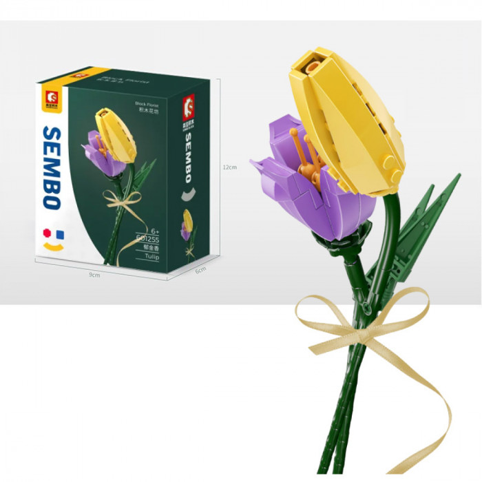 Конструктор Sembo Block Цветок Тюльпаны (2 шт) 601255